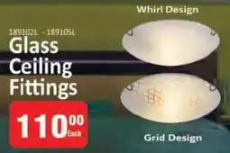 KitKat Cash and Carry Glass Ceiling Fittings offer