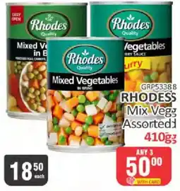 KitKat Cash and Carry Rhodes Mixed Vegetables Assorted offer