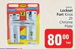KitKat Cash and Carry Lockset Fort Knox 2lt Chrome Plate offer