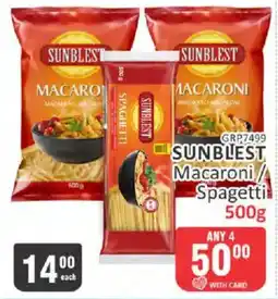 KitKat Cash and Carry Sunblest Macaroni/ Spaghetti offer
