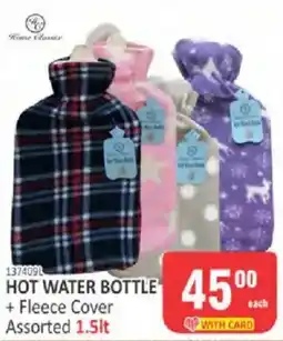 KitKat Cash and Carry Home Classics HOT WATER BOTTLE + Fleece Cover Assorted offer