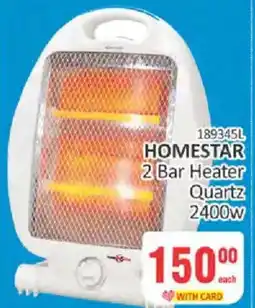 KitKat Cash and Carry HOMESTAR 2 Bar Heater Quartz offer