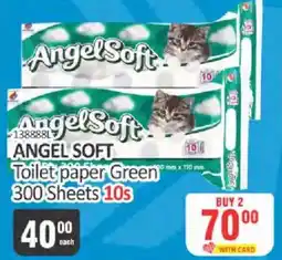 KitKat Cash and Carry Angel Soft Toilet Paper Green offer
