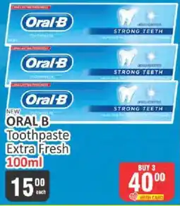 KitKat Cash and Carry Oral B Toothpaste Extra Fresh offer