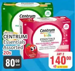 KitKat Cash and Carry Centrum Essentials Assorted offer