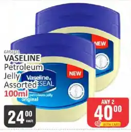 KitKat Cash and Carry Vaseline Petroleum Jelly Assorted offer