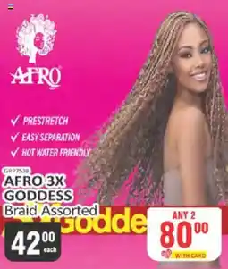 KitKat Cash and Carry Afro 3x goddess braid assorted offer