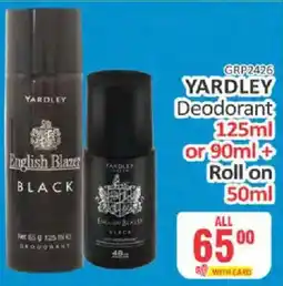 KitKat Cash and Carry Yardley Deodorant offer