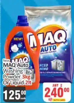 KitKat Cash and Carry MAQ Auto Washing Powder Or Liquid offer