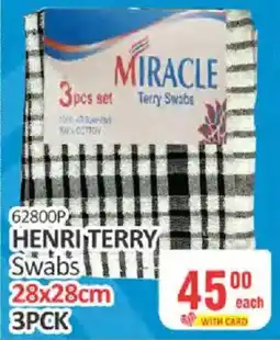 KitKat Cash and Carry MIRACLE Terry Swabs offer