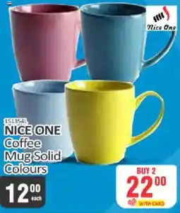 KitKat Cash and Carry NICE ONE Coffee Mug Solid Colours offer