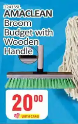 KitKat Cash and Carry Amaclean Broom Budget with Wooden Handle offer