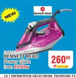 KitKat Cash and Carry BENNETT READ Power Glide Iron 2200w offer