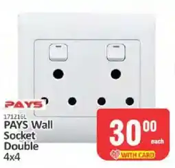 KitKat Cash and Carry PAYS Wall Socket Double 4x4 offer