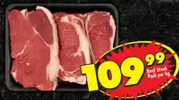 Shoprite Beef Steak offer
