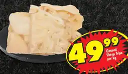 Shoprite Cleaned Sheep Tripe offer