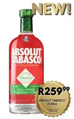 OBC Meat & Chicken Absolut Tabasco Vodka offer