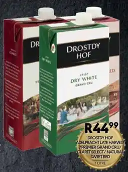 OBC Meat & Chicken DROSTDY HOF CRISP DRY WHITE GRAND CRU offer