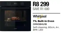 House & Home Whirlpool Built-in Oven offer