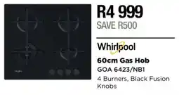 House & Home Whirlpool 60cm Gas Hob offer