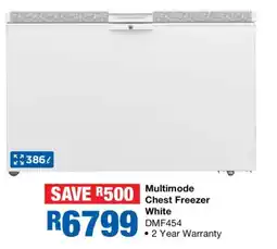 OK Furniture Multimode Chest Freezer White DMF454 offer