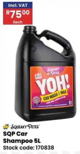 Africa Cash and Carry Squeaky Pete's SQP Car Shampoo offer