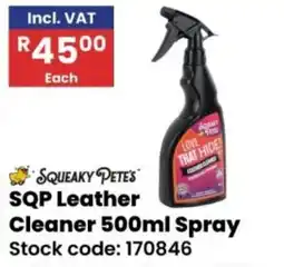 Africa Cash and Carry Squeaky Pete's SQP Leather Cleaner Spray offer