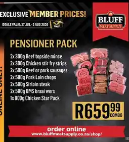 Bluff Meat Supply Bluff Meat Supply Pensioner Pack offer