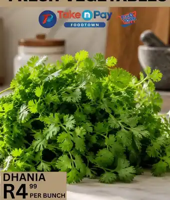 Take 'n Pay Dhania offer