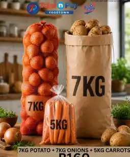 Take 'n Pay 7KG POTATO + 7KG ONIONS + 5KG CARROTS offer