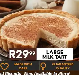 Take 'n Pay Large Milk Tart offer