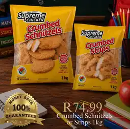 Take 'n Pay Supreme Crumbed Schnitzels or Strips offer