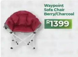Agrimark Waypoint Sofa Chair Berry/Charcoal offer