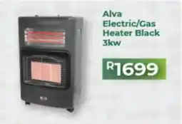 Agrimark Alva Electric/Gas Heater Black offer