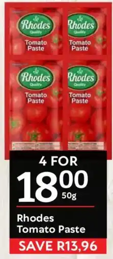 Oxford Freshmarket Rhodes Tomato Paste offer