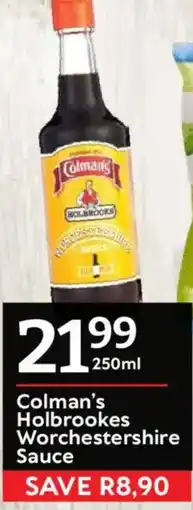Oxford Freshmarket Colman's Holbrookes Worcestershire Sauce offer