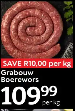 Oxford Freshmarket Grabouw Boerewors offer