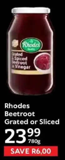 Oxford Freshmarket Rhodes Beetroot Grated or Sliced offer