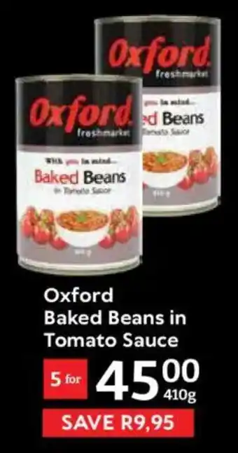 Oxford Freshmarket Oxford Baked Beans in Tomato Sauce offer