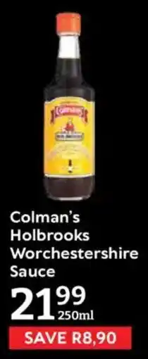 Oxford Freshmarket Colman's Holbrooks Worcestershire Sauce offer
