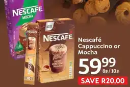 Oxford Freshmarket Nescafe Cappuccino or Mocha offer