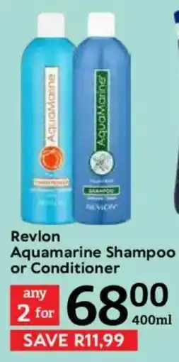 Oxford Freshmarket Revlon Aquamarine Shampoo or Conditioner offer