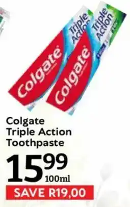 Oxford Freshmarket Colgate Triple Action Toothpaste offer