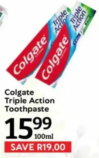 Oxford Freshmarket Colgate Triple Action Toothpaste offer