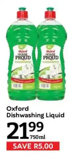 Oxford Freshmarket Oxford Dishwashing Liquid offer