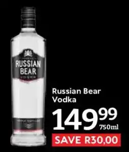 Oxford Freshmarket Russian Bear Vodka offer