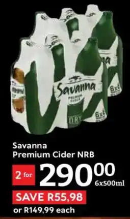 Oxford Freshmarket Savanna Premium Cider NRB offer