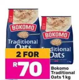 Game Bokomo Traditional Oats 1 kg offer