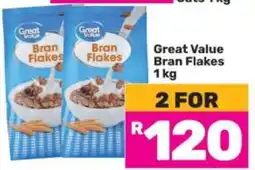 Game Great Value Bran Flakes 1 kg offer