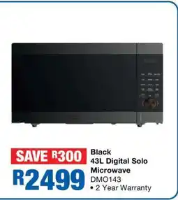 OK Furniture Black 43L Digital Solo Microwave offer